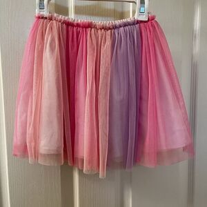 H&M Pink Purple Glittery Tulle Skirt Girls Size 4-6 years